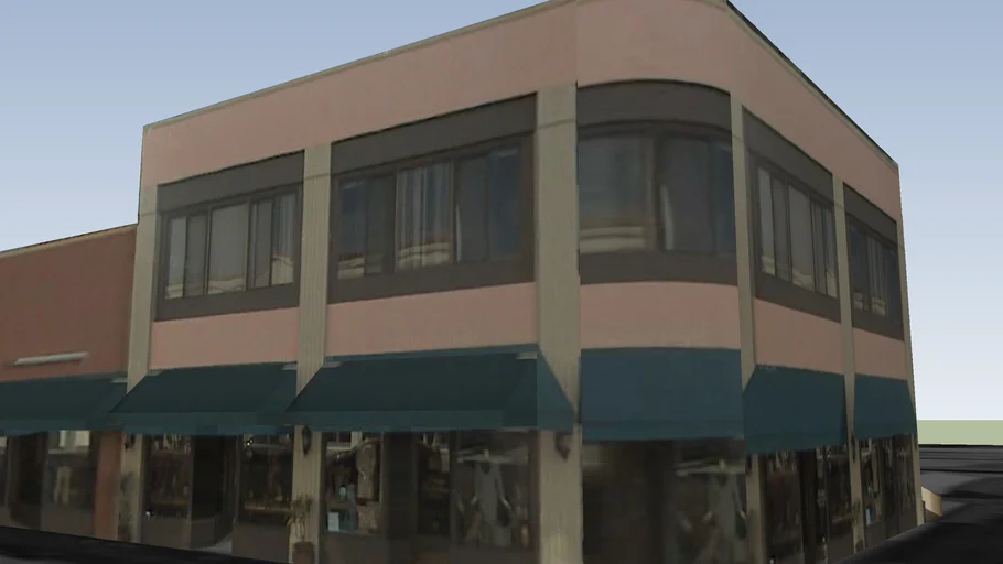 North County Road shops 3D Warehouse