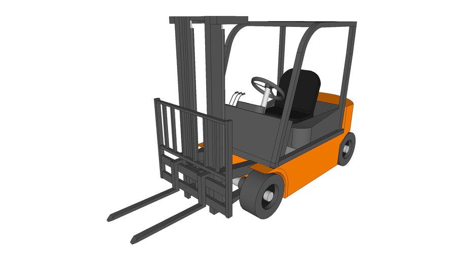 YQ, Forklift Car, Warehouse 3D Warehouse