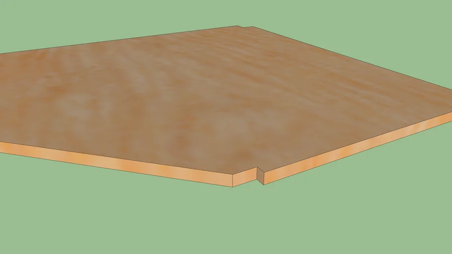 Ikea Ivar angle shelf 76x76 3D Warehouse