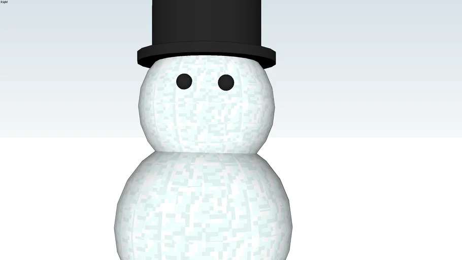 Snow Man | 3D Warehouse