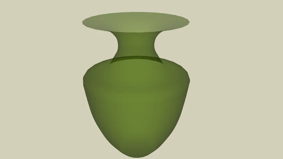 Green Clear Vase