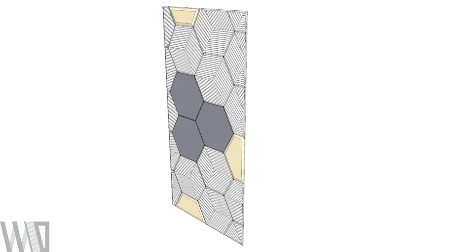 WID-HEX_001 MDF Wall Panel