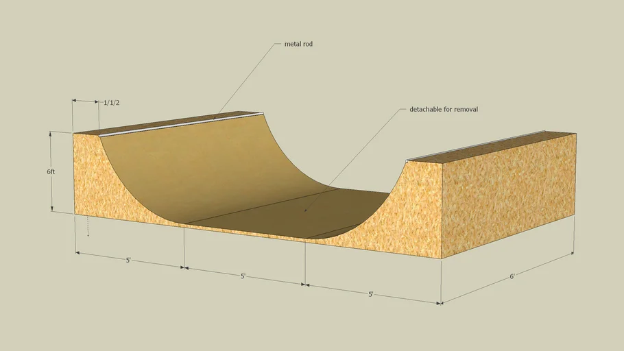 half pipe | 3D Warehouse