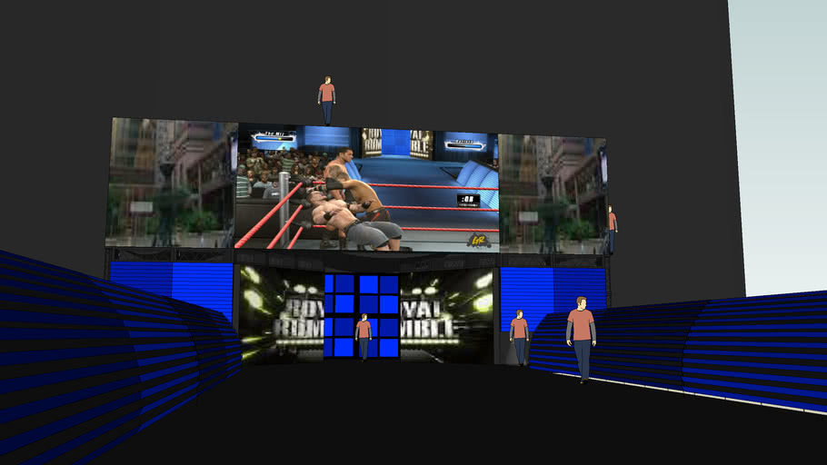 WWE Royal Rumble 2008 (Smackdown VS RAW 2009) | 3D Warehouse