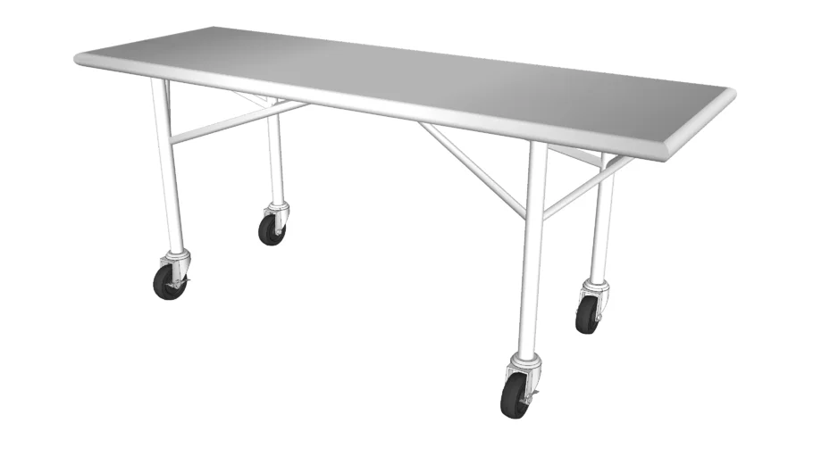 Stainless Steel Mobile Table