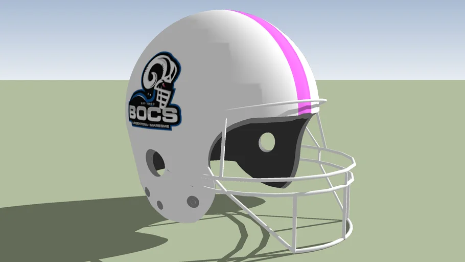 Argentona Bocs football helmet