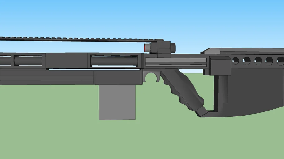 M88 Assault rifle(unfinished) | 3D Warehouse