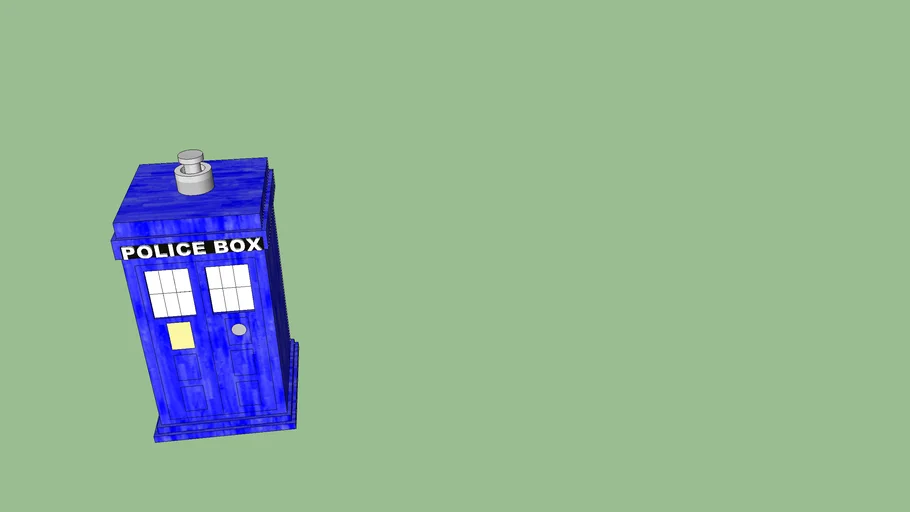 Doctor Who Tardis 3d Warehouse 