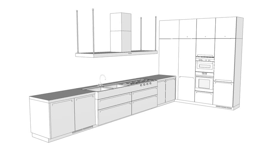 kitchen set 3 | 3D Warehouse