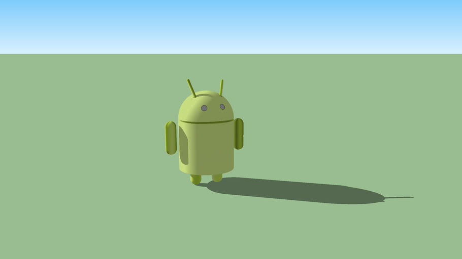 ドロイド君 Android Robot 3d Warehouse