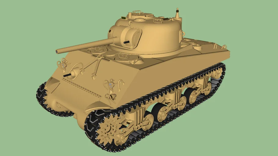 M4 Sherman 3D model