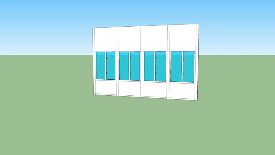 10x16 front wall | 3D Warehouse