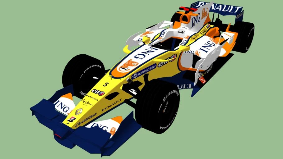 ING Renault F1 Team (R28) | 3D Warehouse