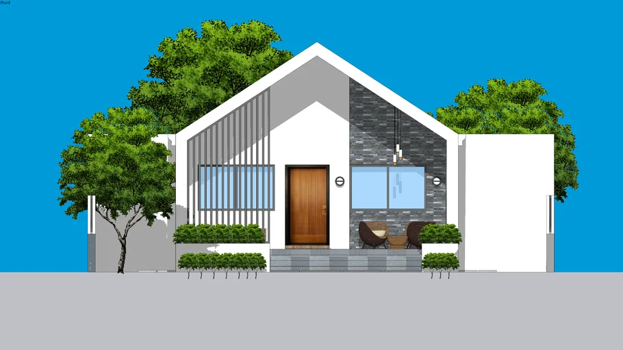 Modern Bungalow House | 3D Warehouse