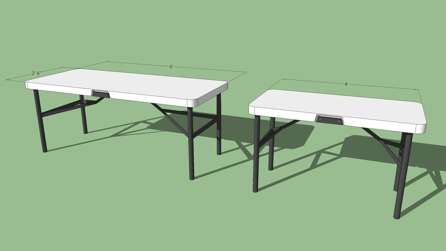 Lifetime Table 3D Warehouse