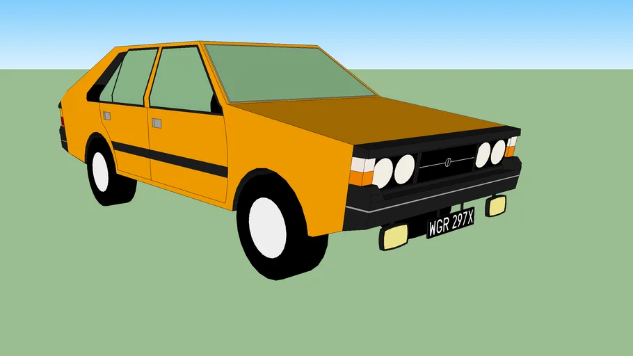 FSO Polonez 1500 - NFS ProStreet Pepega Edition - 3D model by Vapordude  (@Vapordude) [3f76ef5]