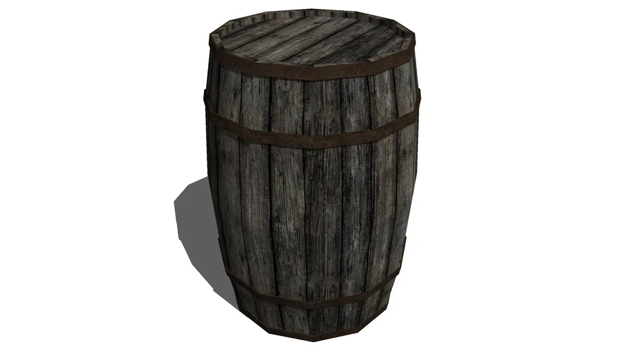 wooden cask | 3D Warehouse