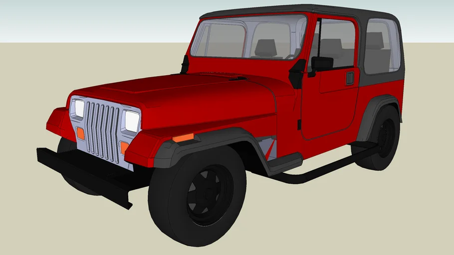 1997 Jeep Wrangler ( with interior ) | 3D Warehouse