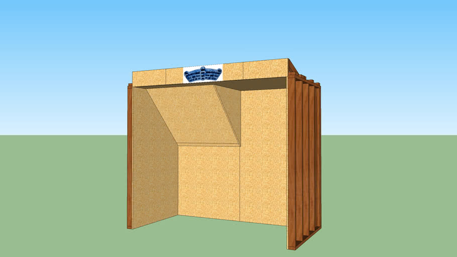 Stand alone bouldering wall 3D Warehouse