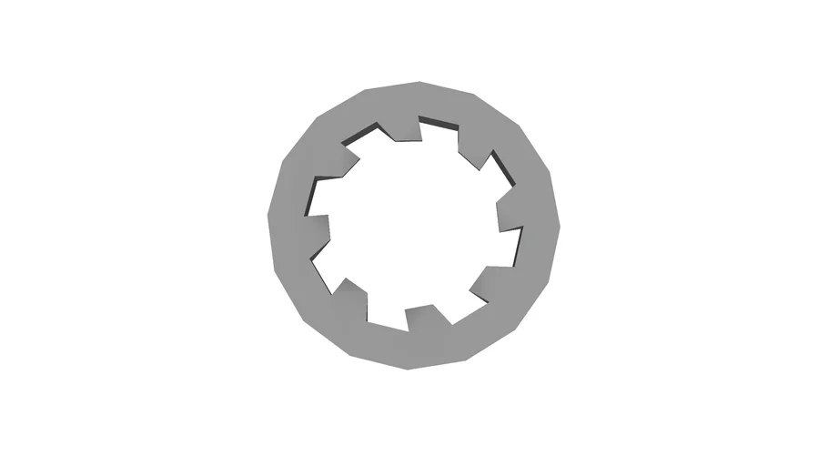 58 Detailed Internal Star Washer 3D Warehouse