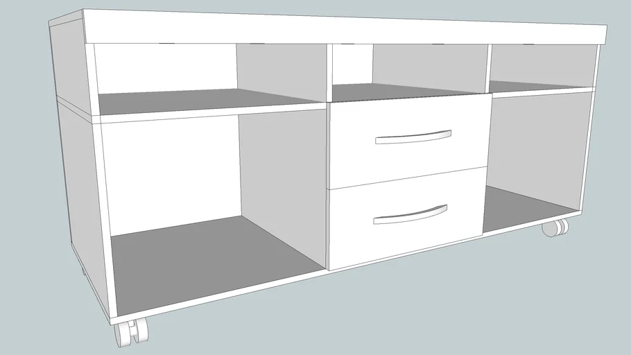 tv rack | 3D Warehouse