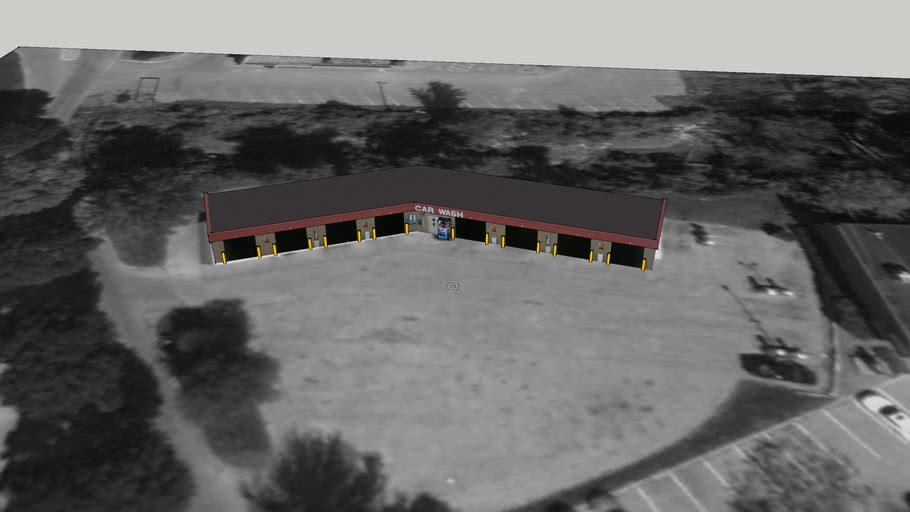 14 Sturgis Corner Spray and Shine Car Wash 3D Warehouse