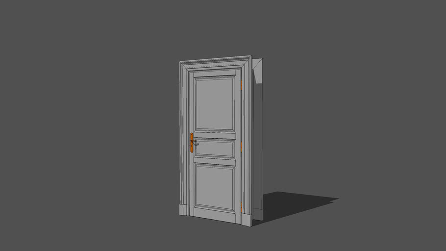 Classic Door 2100x900 | 3D Warehouse