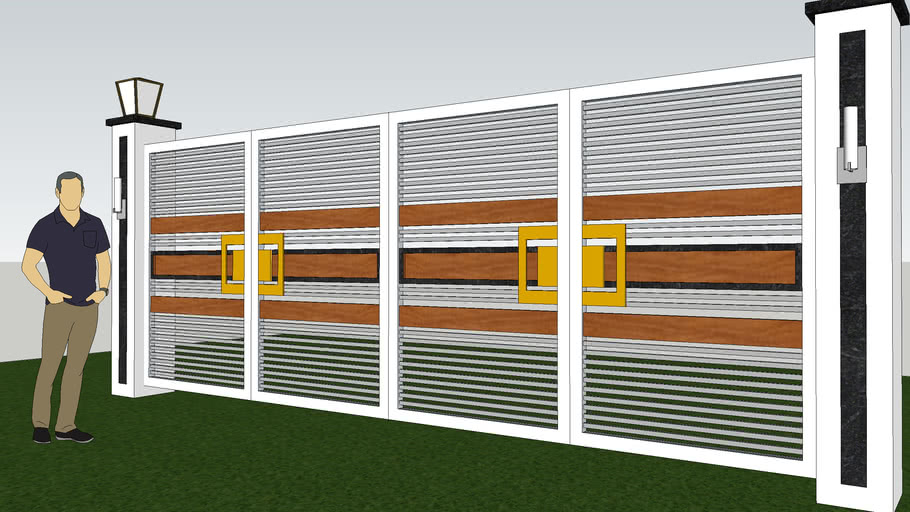 Folding Gate 3D Warehouse
