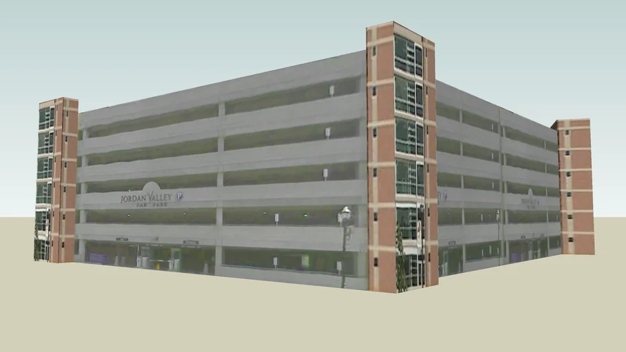 Jordan Valley Car Parking Garage 3D Warehouse