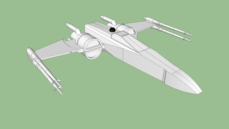 Star Wars X Wing 3D | 3D Warehouse