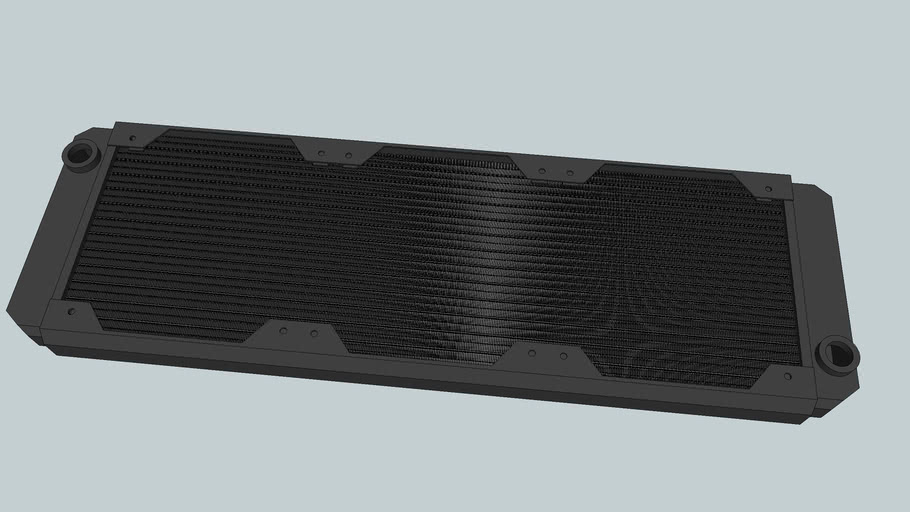 Hardware Labs Black ICE Radiator GT Stealth 360 black XFlow (High Details) 3D Warehouse