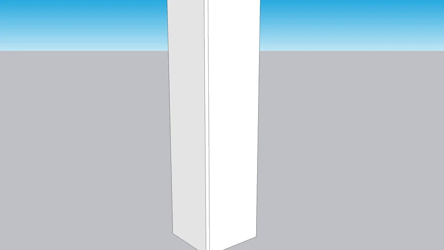 colonna-con-gola-singola-3d-warehouse