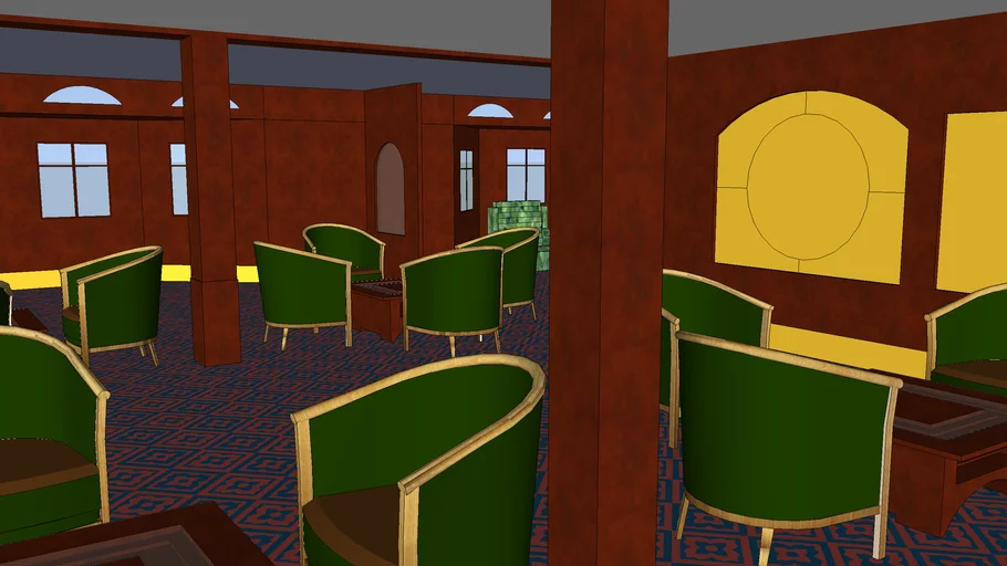 Titanic First Class Smoking Room 3d Warehouse