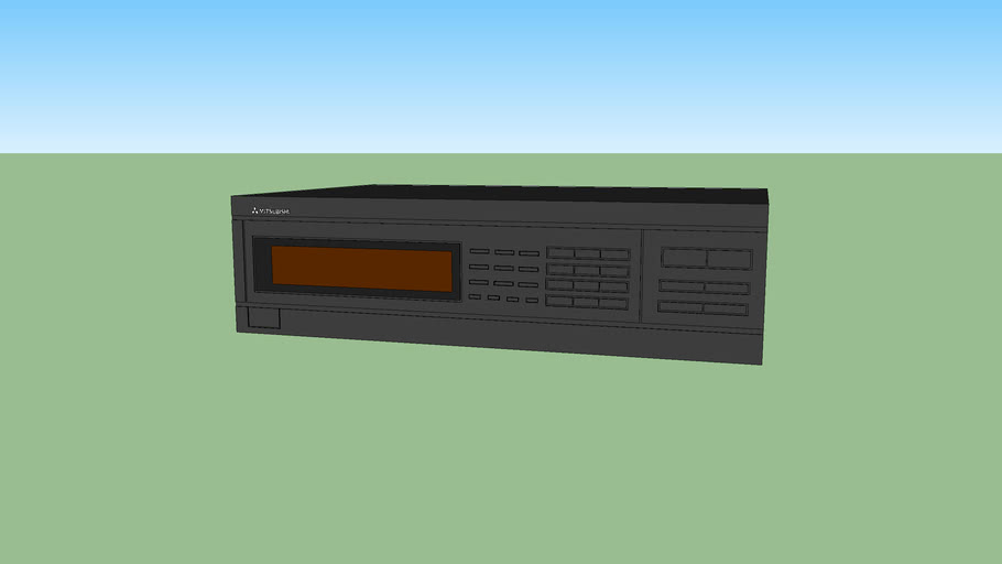 Mitsubishi (CDV M-V7010) LaserDisc player | 3D Warehouse