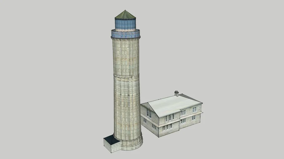 old lundy lighthouse 3D Warehouse