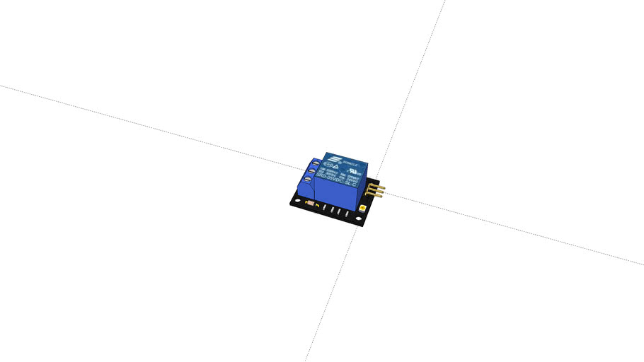 1 Channel Relay w/ Board | 3D Warehouse