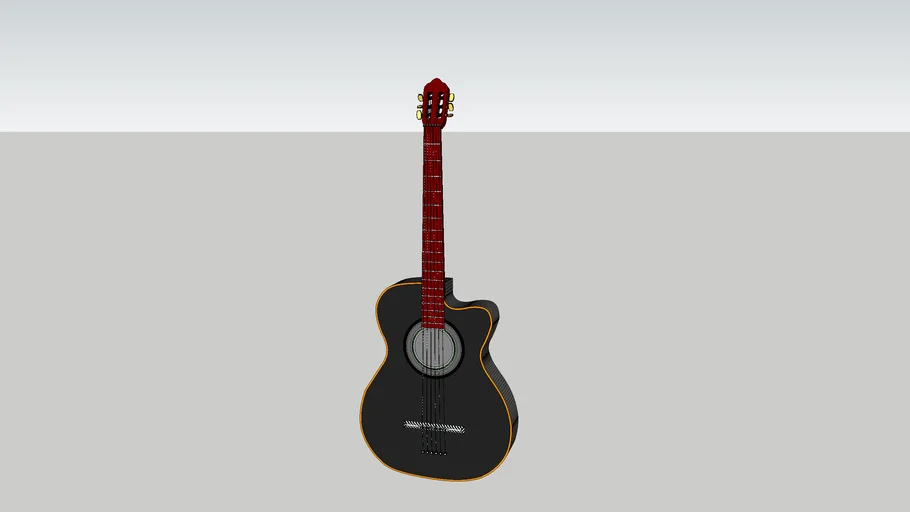 guitar-gitar-classic-guitar-klasik-gitar-3d-warehouse