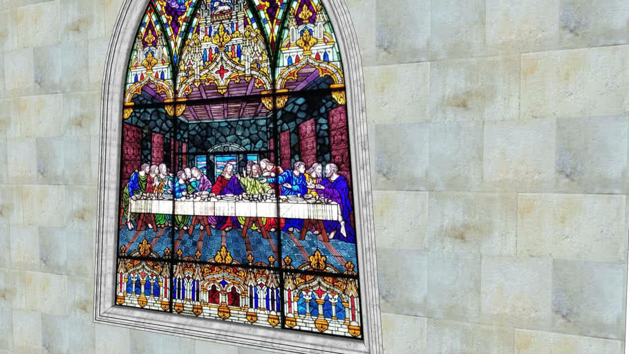 STAINED GLASS WINDOW 3D Warehouse