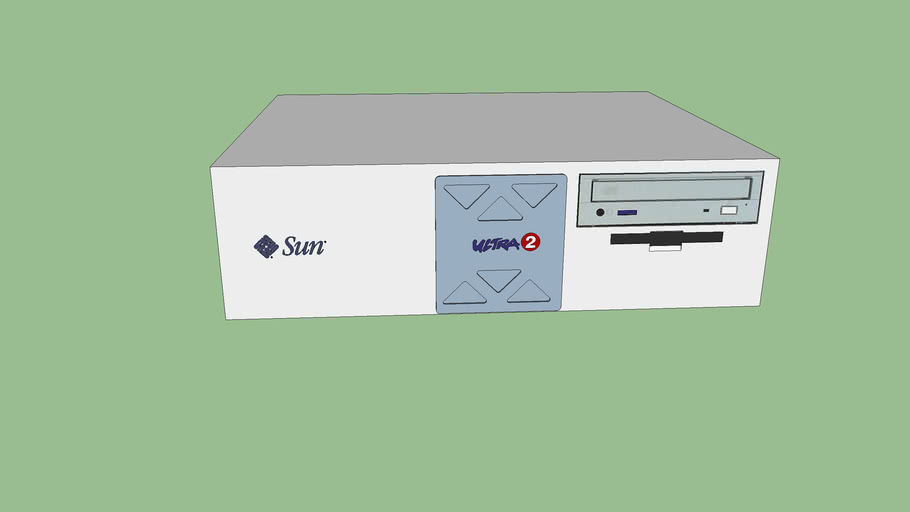 Sun Microsystems Ultra 2 workstation computer | 3D Warehouse