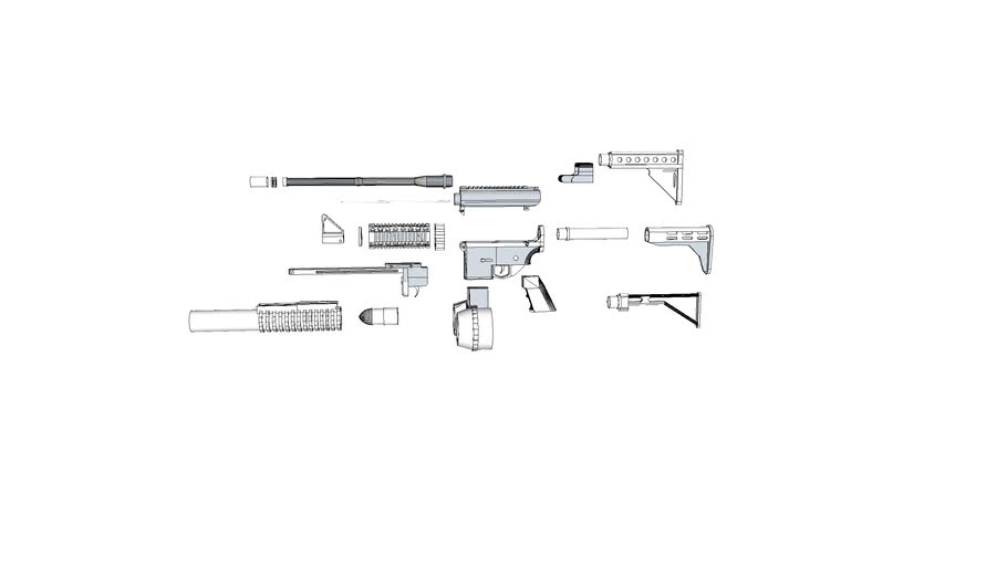 M4 Exploded View 3d Warehouse