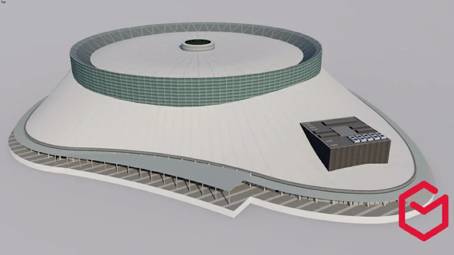 Sapporo Dome - Japan 3D model – Genius&Gerry