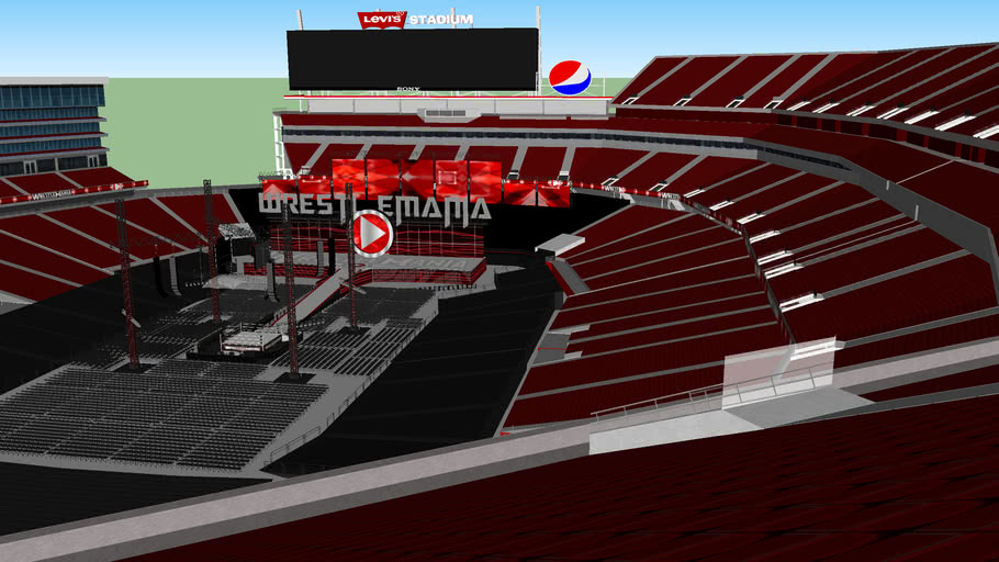 wwe wrestlemania 31 stage