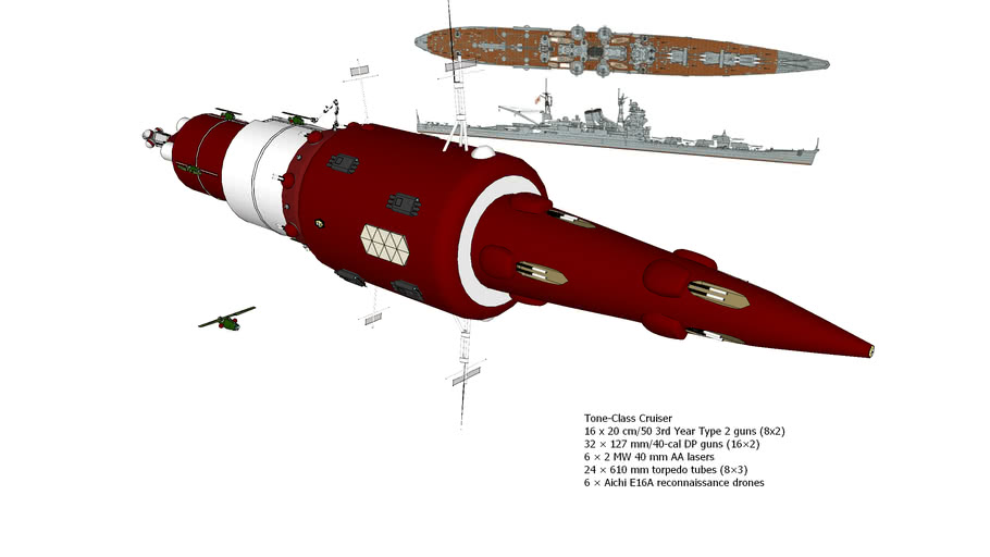 Tone-Class Cruiser | 3D Warehouse