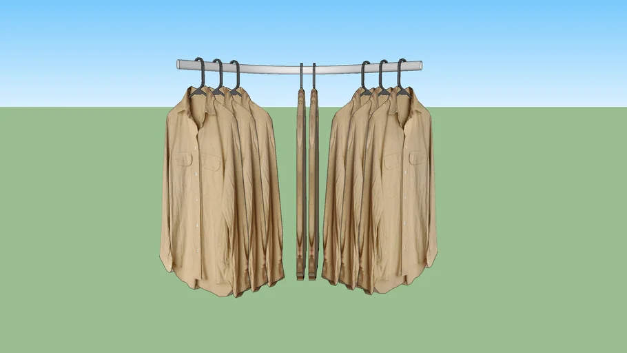 Curved Coat Rack 3D Warehouse