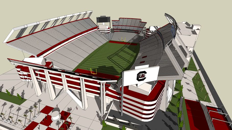 Williams Brice Stadium 3D Warehouse