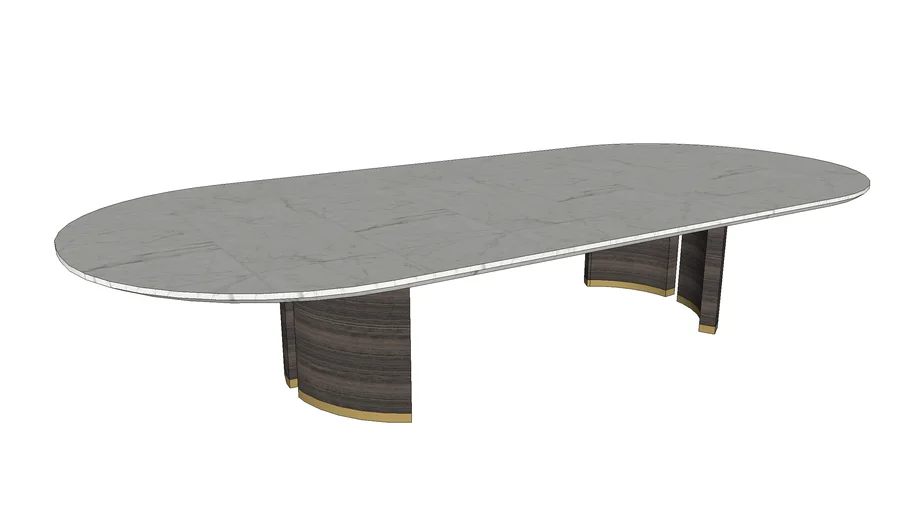 Lucas Dining Table Blackwood furniture 3D Warehouse