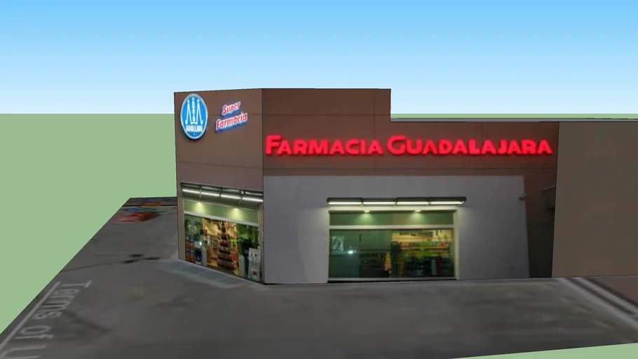 Farmacia Guadalajara, Jalisco 3D Warehouse