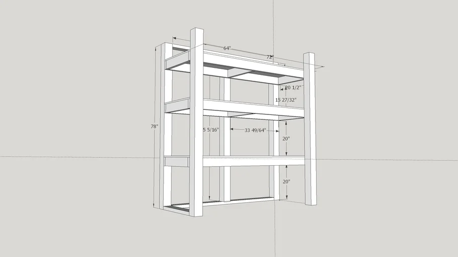 Storage Shelves 3D Warehouse