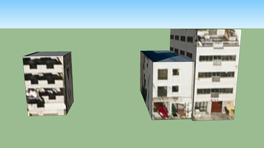 日本兵库县神户市的建筑模型