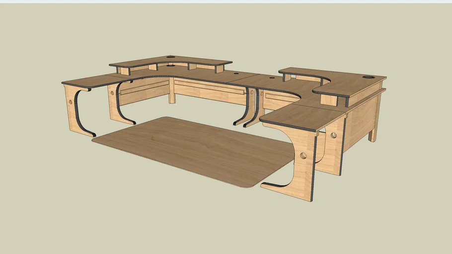 New Studio Desk | 3D Warehouse